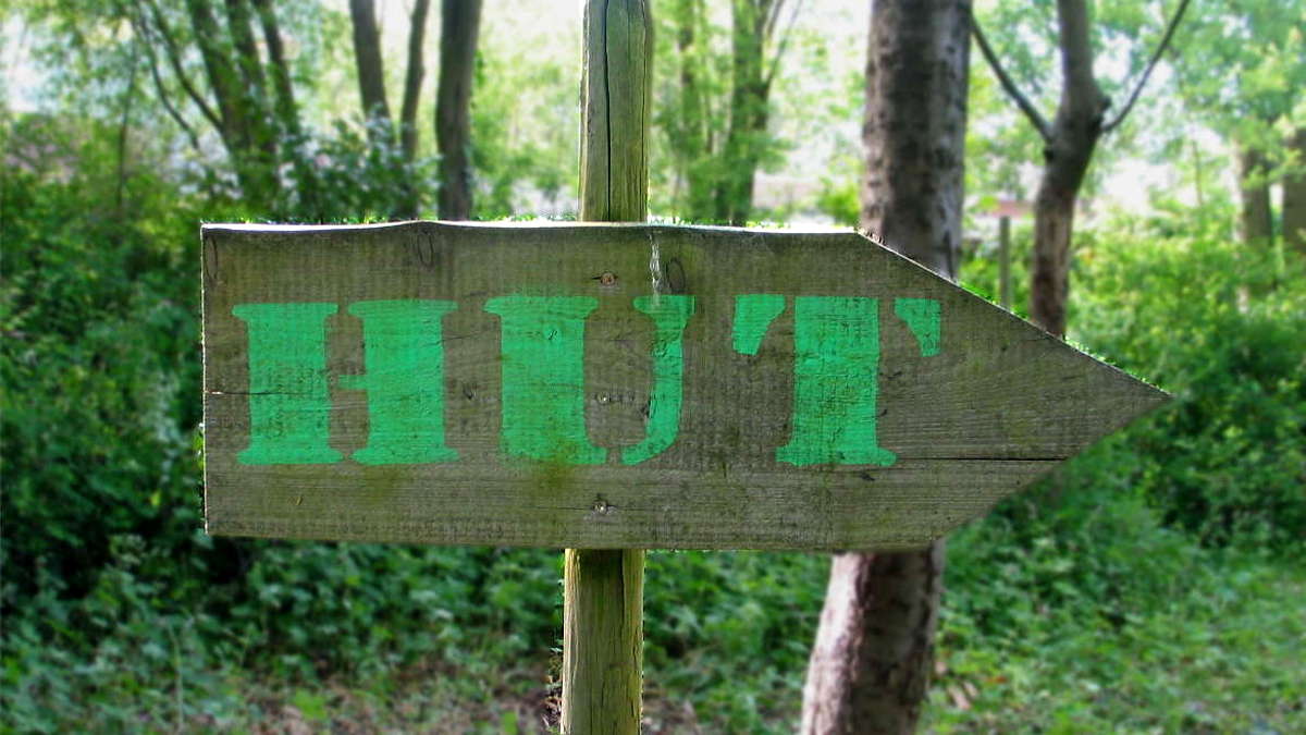 Naar de hut